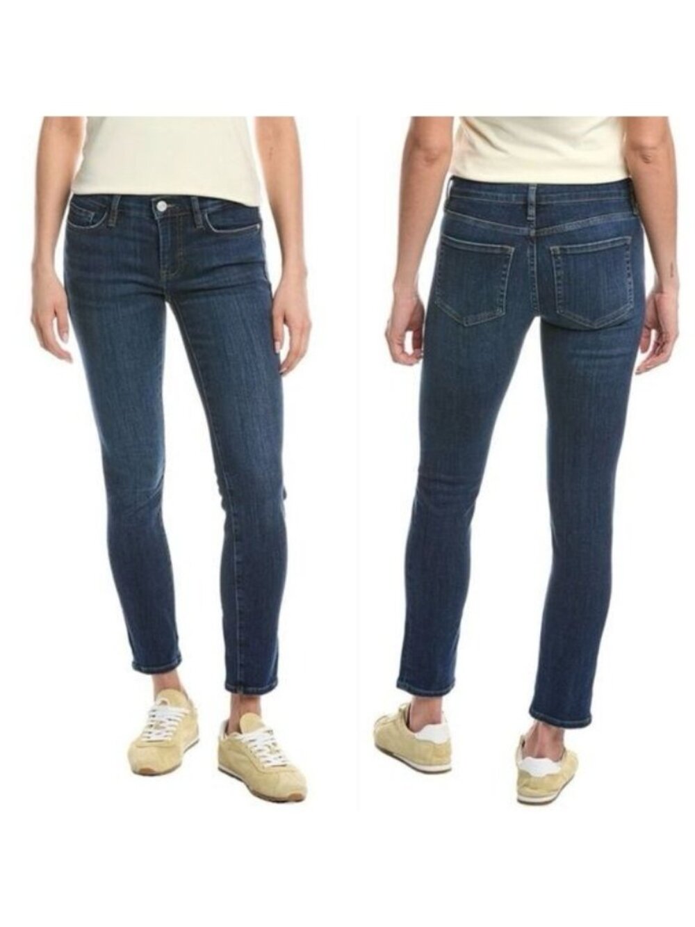 FRAME Denim Le Garcon Majesty Straight Jean Mid-rise Women Size 24 New with Tag - Picture 1 of 4